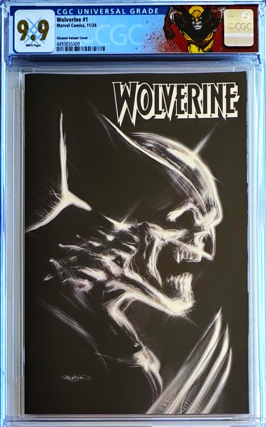 WOLVERINE #1 CGC 9.9 M PATRICK GLEASON FOIL VARIANT CUSTOM LABEL
