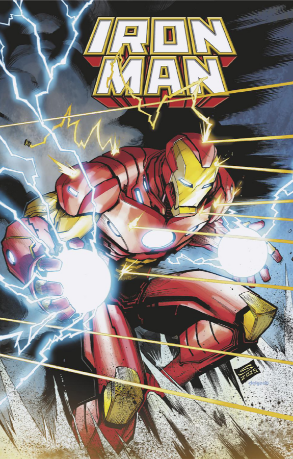 IRON MAN #1 🔥 GERARDO SANDOVAL FOIL VARIANT SIGNED BY JOSH WILLIAMSON