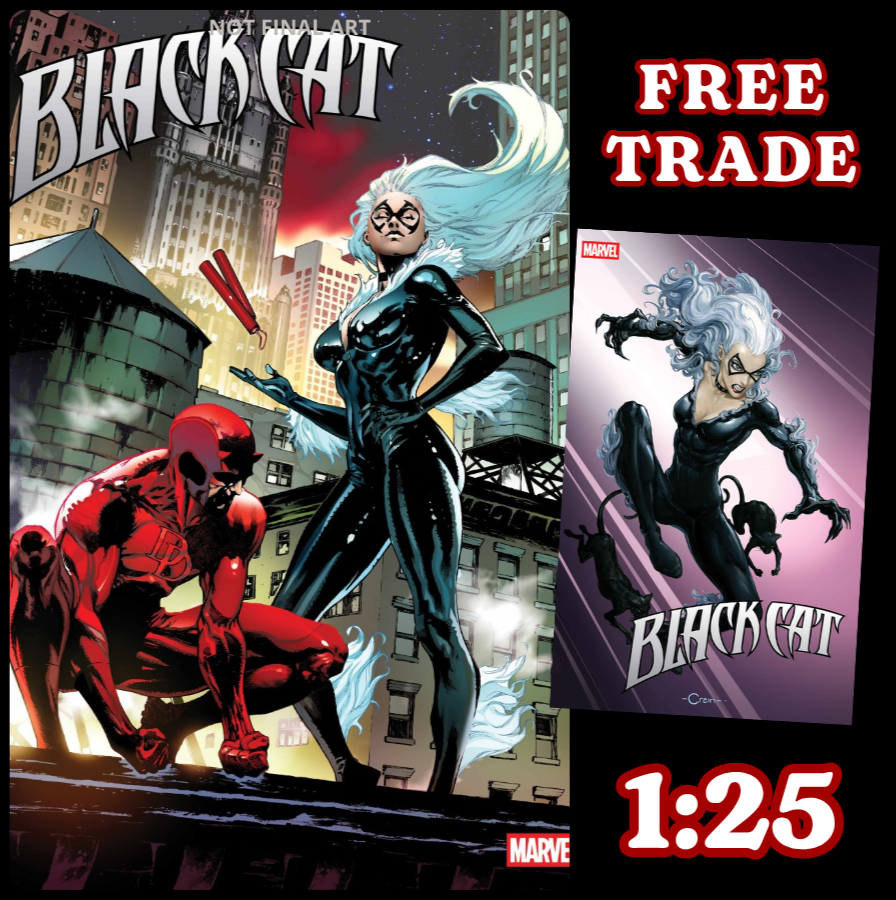 BLACK CAT #6 🔥 MATTEO DELLA FONTE VARIANT 1:25