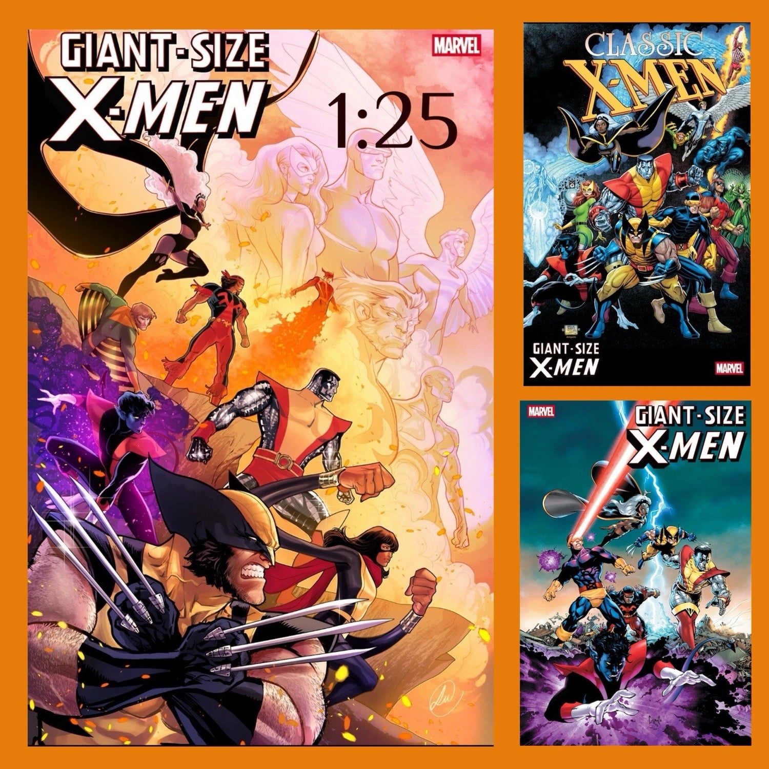 🔥‼️[3 PACK] GIANT-SIZE X-MEN #1 [1:25] WERNECK CAPULLO VARIANT ‼️🔥
