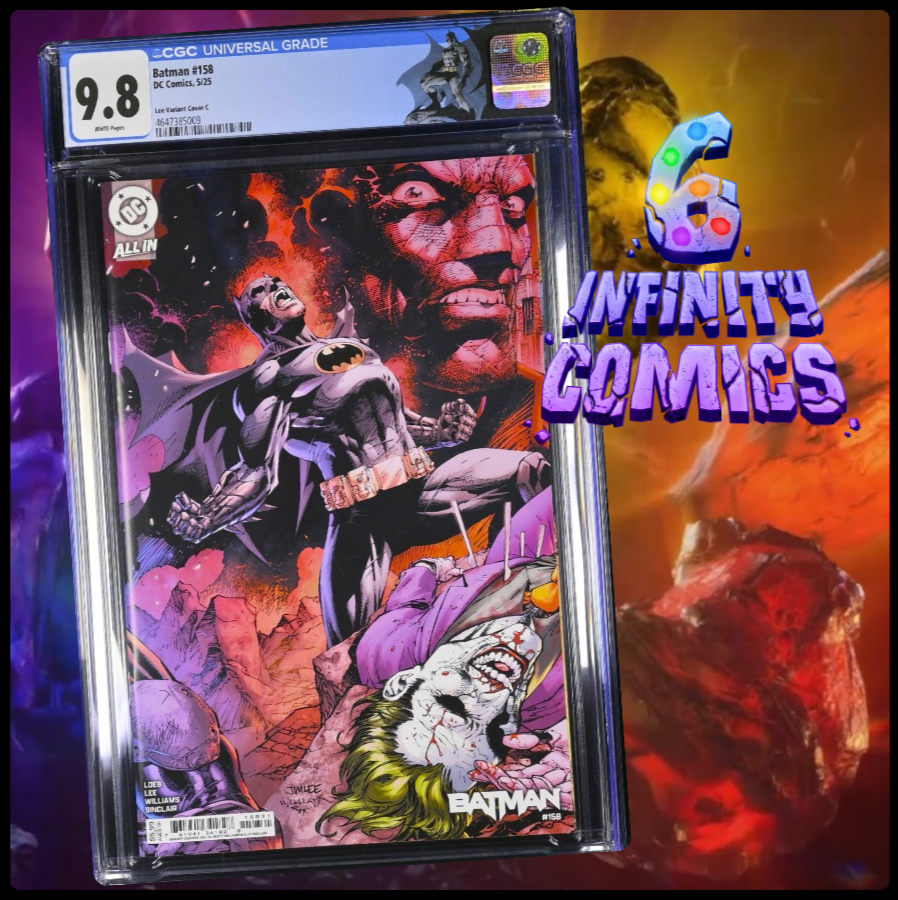 BATMAN #158 CGC 9.8 🔥 CVR C 1:1000 JIM LEE CONNECTING VARIANT CUSTOM LABEL