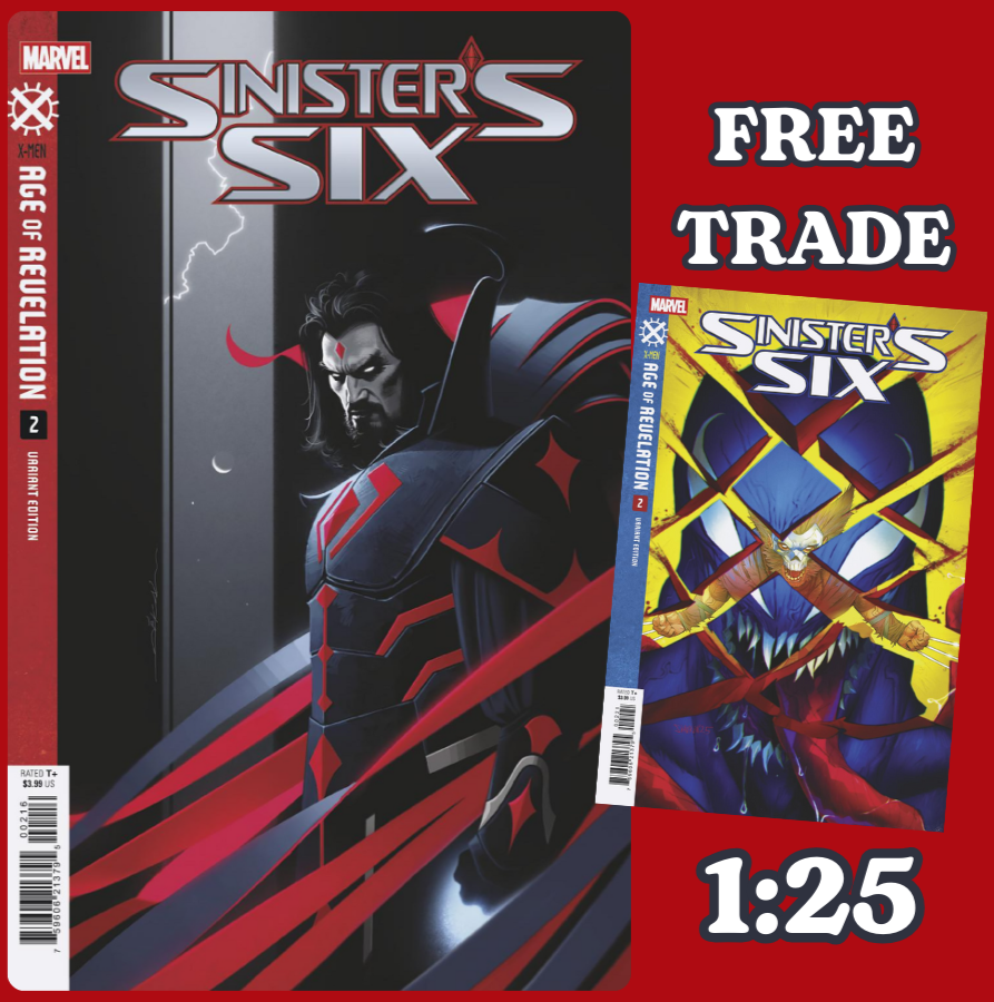 SINISTER'S SIX #2 🔥 JEFF DEKAL VARIANT [AOR] [1:25]