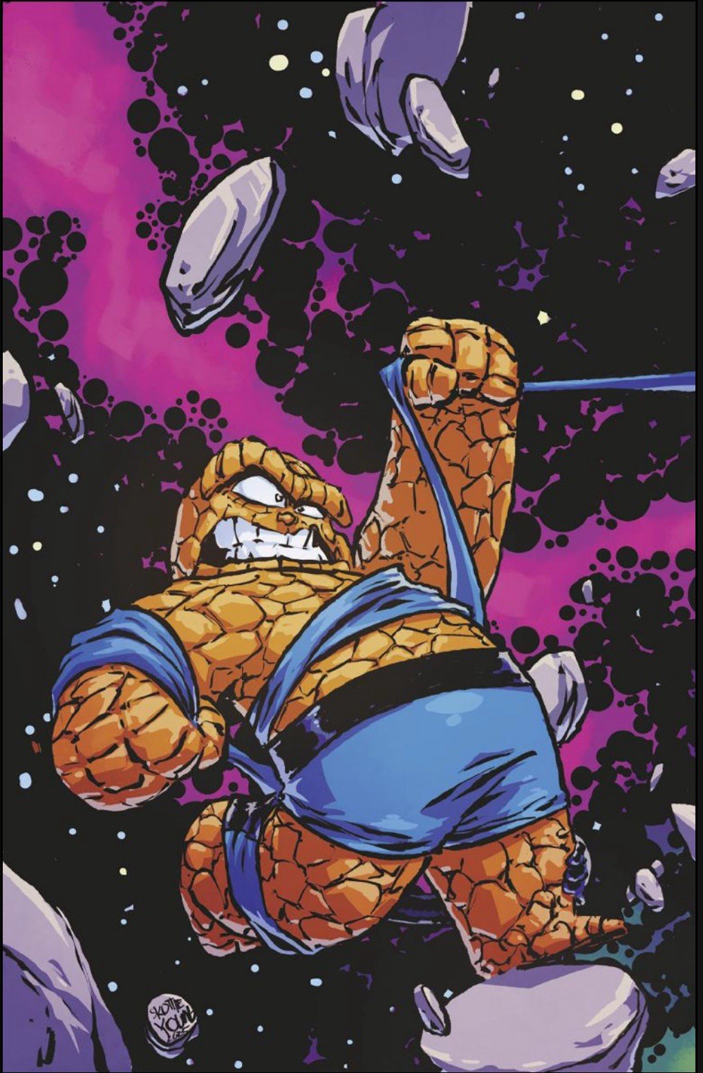 FANTASTIC FOUR #1 - SKOTTIE YOUNG 1:25 VIRGIN BABY VARIANT