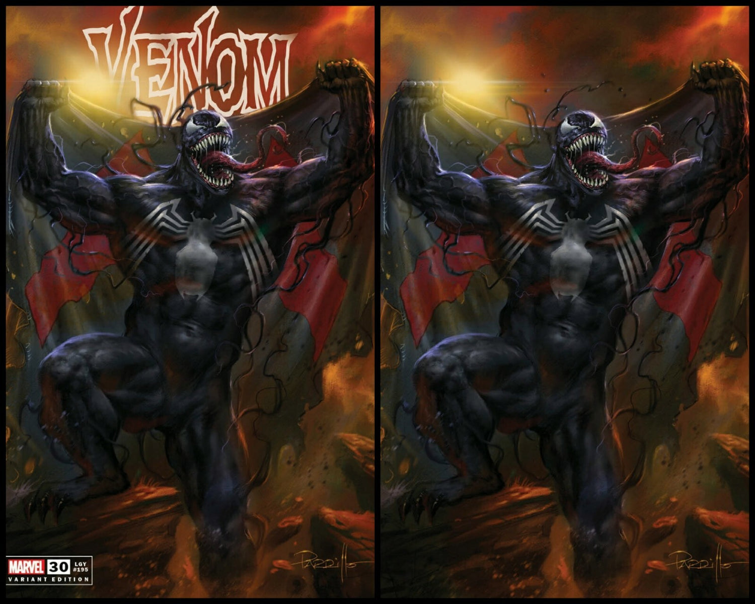 🔥🕸 Venom #30 Lucio Parrillo Variant Set 🔥  Lmt 600 / 1500 🕸  knull crain