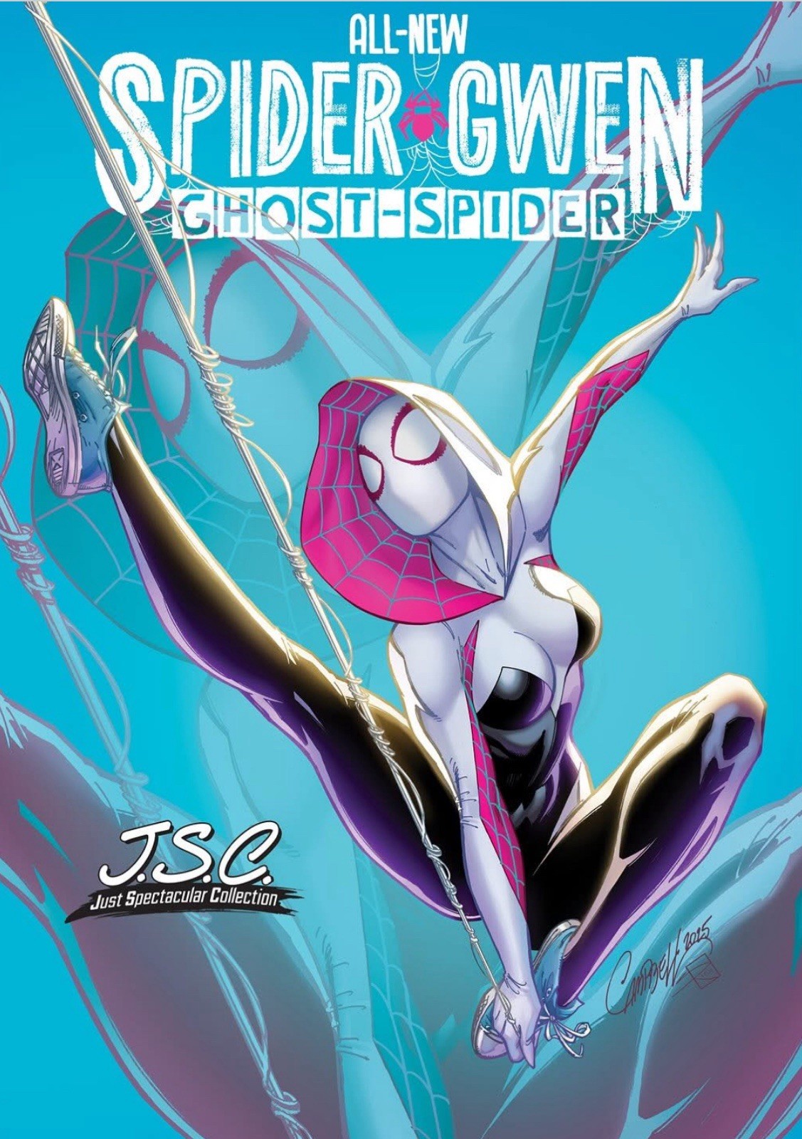 [FREE] ALL-NEW SPIDER-GWEN THE GHOST-SPIDER #1 CAMPBELL 1:100 VIRGIN VARIANT
