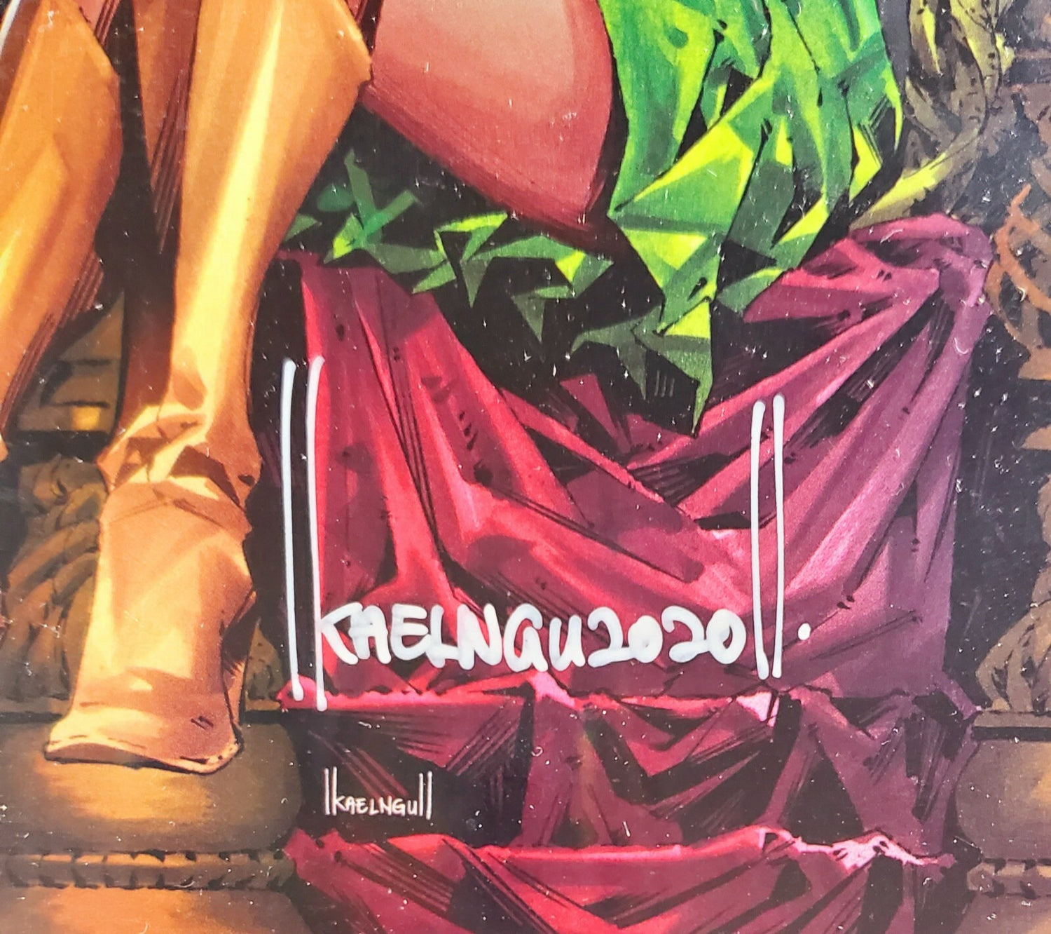 🔥Giant X-Men Jean Grey & Emma Frost #1 SIGNED BY Kael Ngu W/ COA VIRGIN C2E2