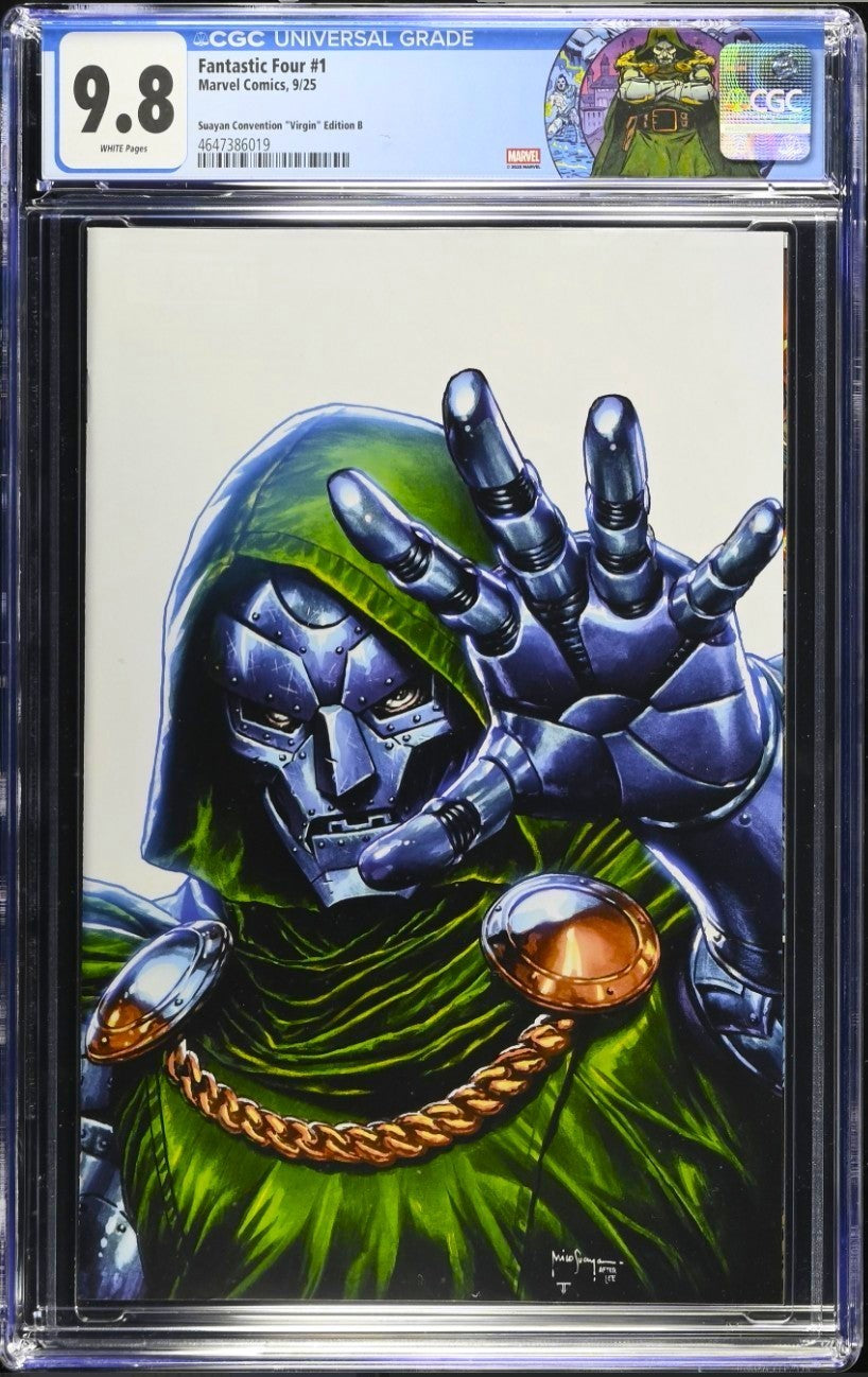 FANTASTIC FOUR 1 CGC 9.8 🔥 MICO SUAYAN VIRGIN FAN EXPO EXCLUSIVE LTD 500 DOOM