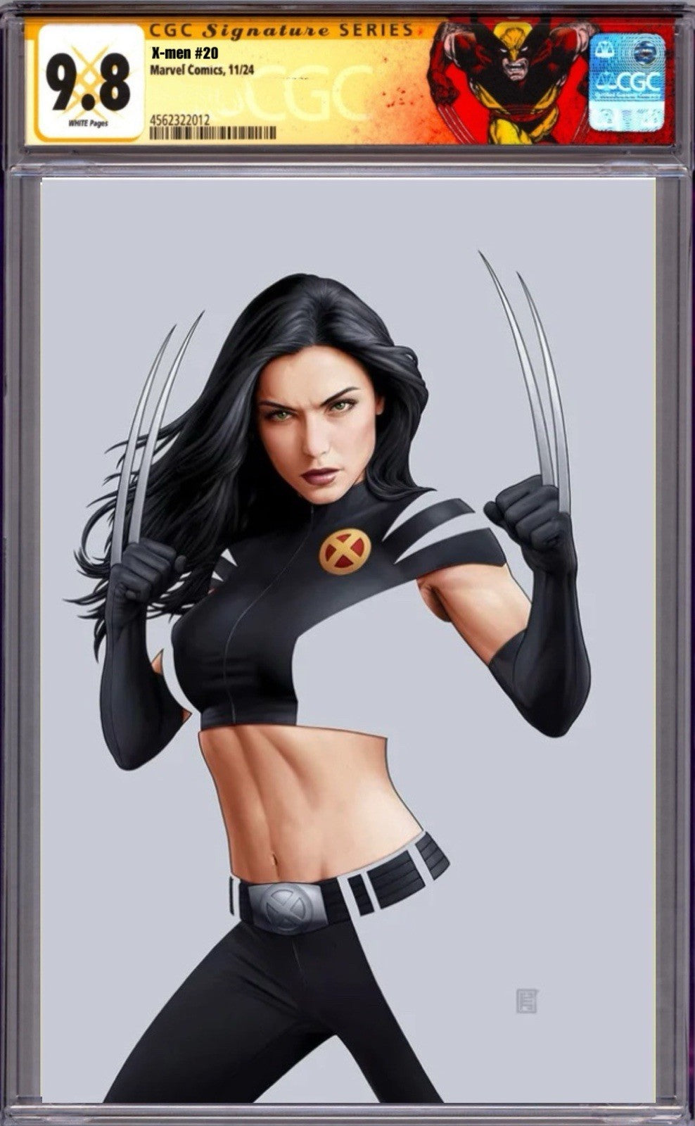 X-MEN #20 JTC TYLER CHRISTOPHER EXPO NEGATIVE SS CGC 9.8 X-23 GRAY VIRGIN