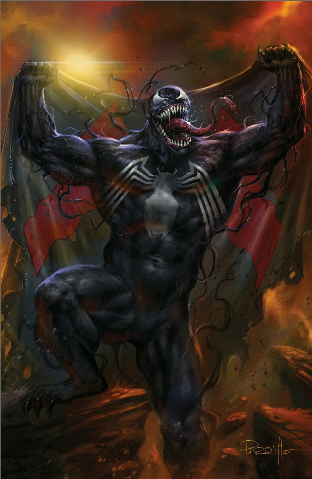 🔥🕸 Venom #30 Lucio Parrillo Variant Set 🔥  Lmt 600 / 1500 🕸  knull crain