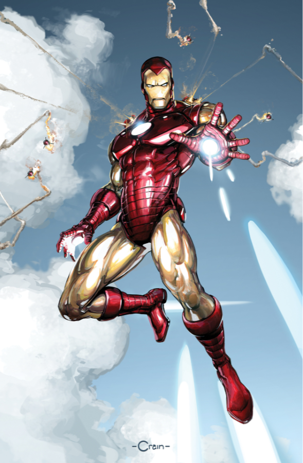 IRON MAN #1 🔥 CLAYTON CRAIN VIRGIN VARIANT 1:50