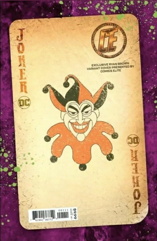 JOKER 80TH RYAN BROWN HAPPY FAMILY EXCLUSIVE SET OF 2 PUNCHLINE ORIGIN!