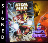 IRON MAN #1 🔥 GERARDO SANDOVAL FOIL VARIANT SIGNED BY JOSH WILLIAMSON