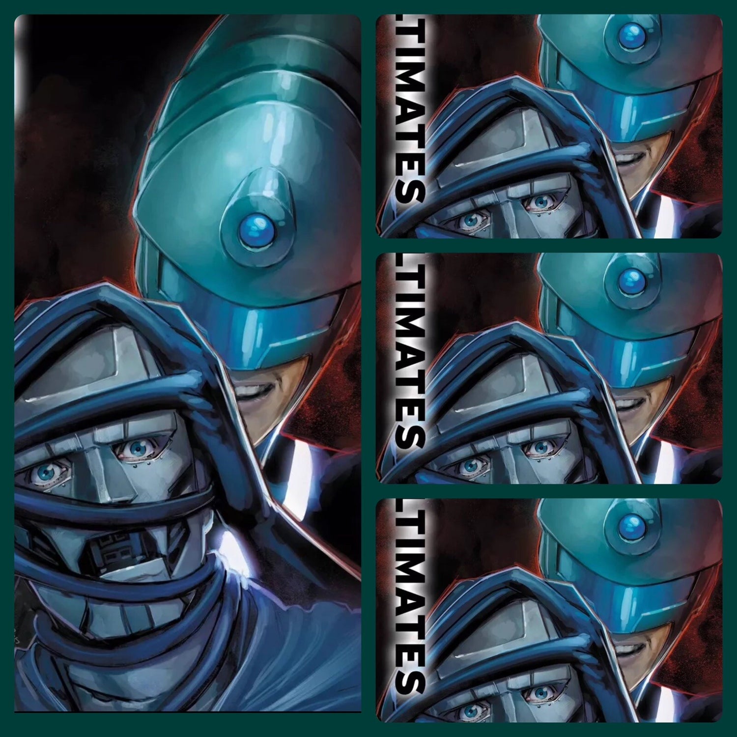 🔥🚨🔑 [4 Pack] ULTIMATES #4 Reis Variant -TONY STARK IS DOOM! PRE 9/4 Key🔑🔑