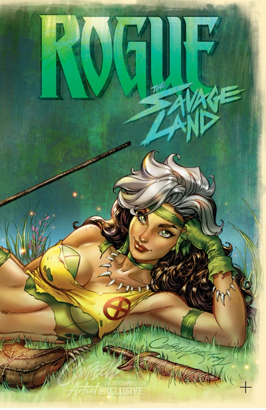 ROGUE THE SAVAGE LAND #5 JSC COVER A J SCOTT CAMPBELL SDCC VARIANT