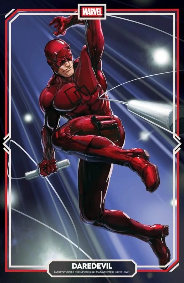 DAREDEVIL/PUNISHER: THE DEVIL'S TRIGGER #3 🔥 CLAYTON CRAIN VIRGIN VARIANT 1:50