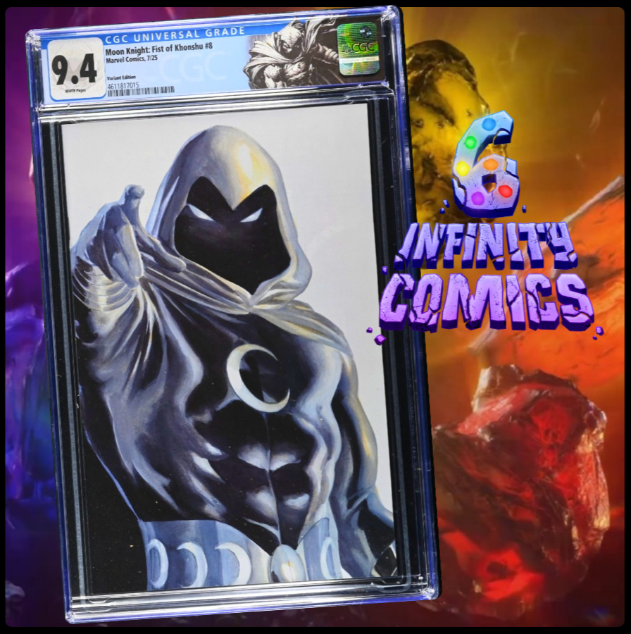MOON KNIGHT: FIST OF KHONSHU #8 CGC 9.4 🔥 ALEX ROSS TIMELESS MOON KNIGHT VIRGIN