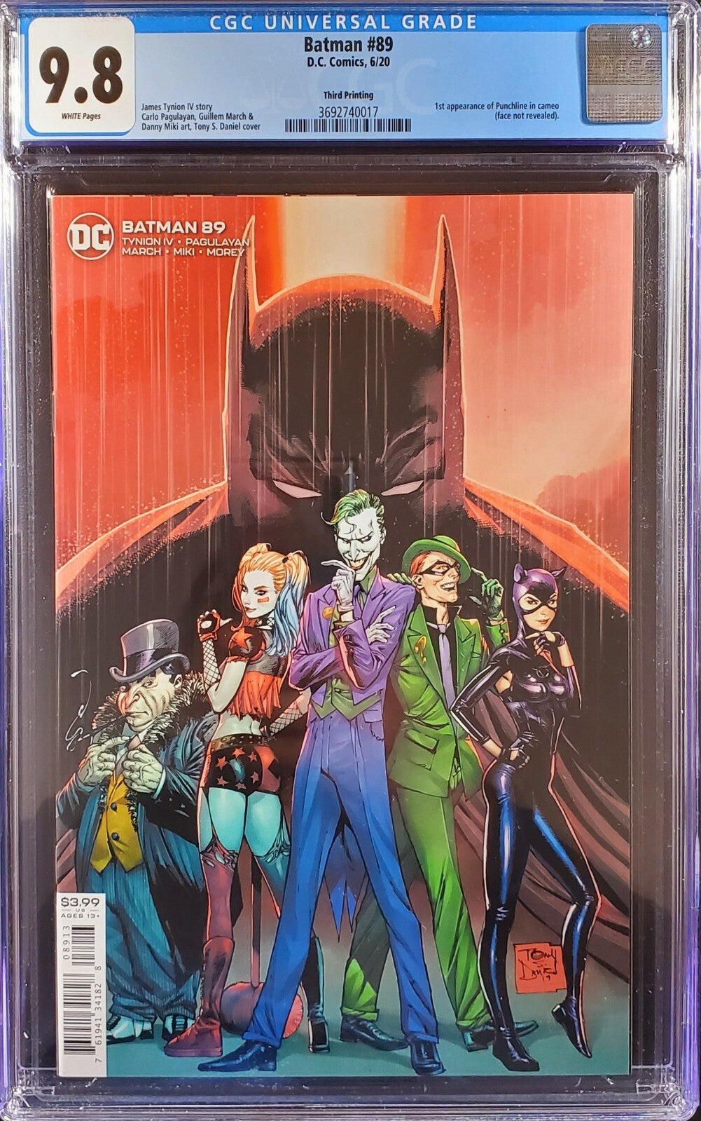 🦇🔥 Batman 89 Hell Arisen 3 CGC 9.8 3rd print set 1st app Punchline 🔥