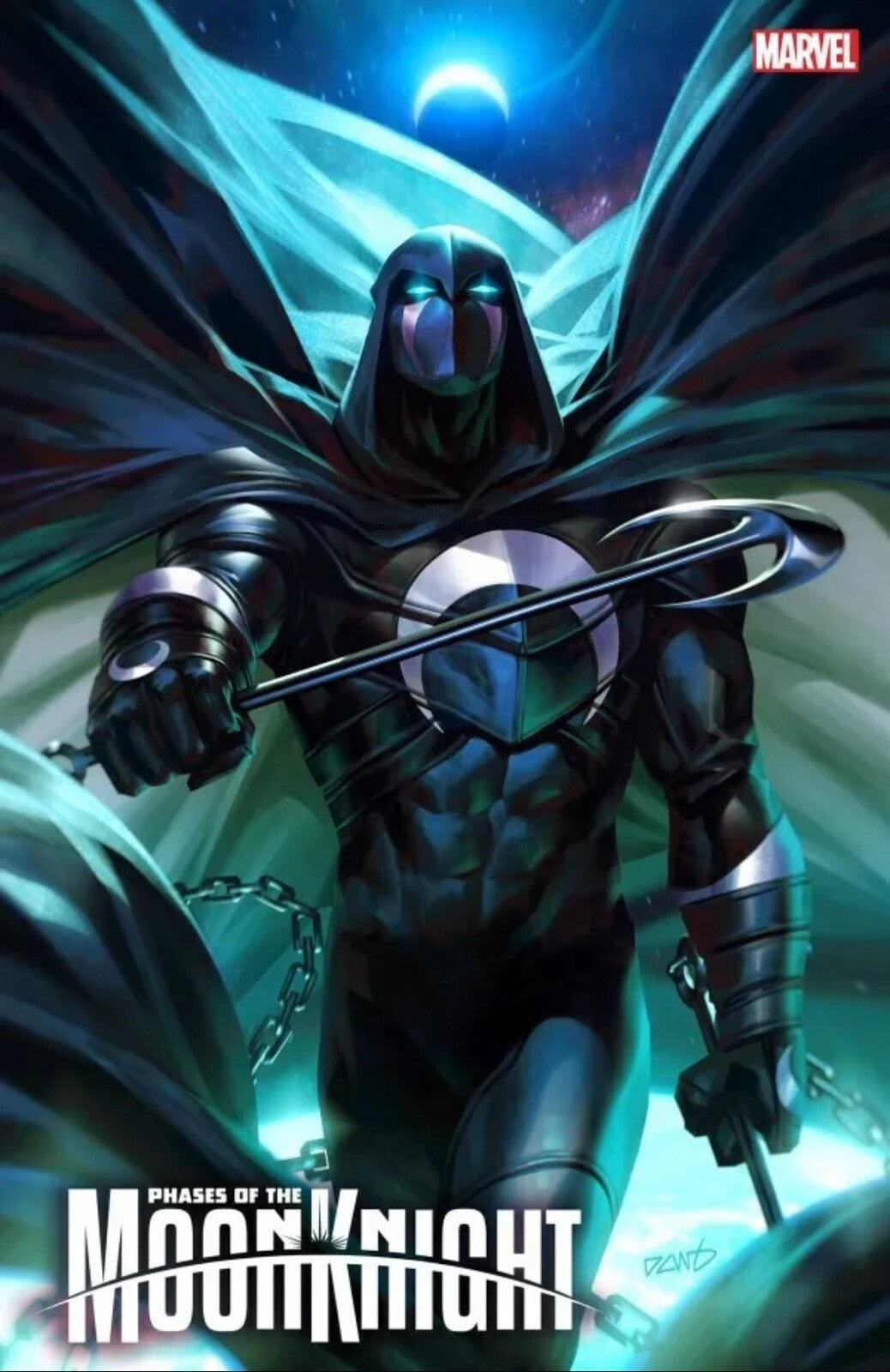 🔥🌙  [4 Pack] Phases Of The Moon Knight #1 🌙 Derrick Chew PRESALE 8/28 🌙