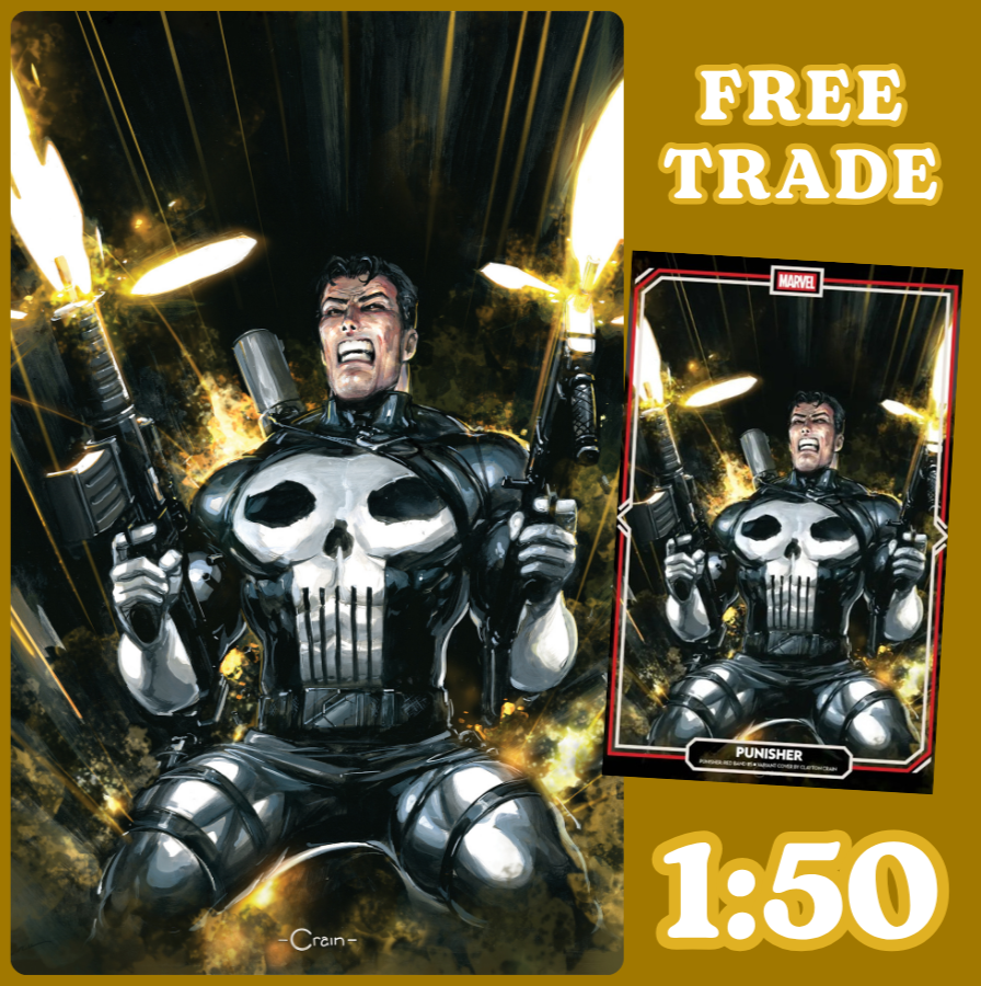 PUNISHER: RED BAND #5 🔥 CLAYTON CRAIN VIRGIN VARIANT [POLYBAGGED] 1:50