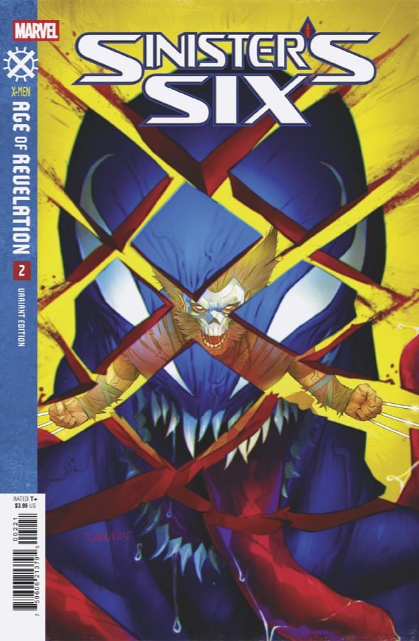 SINISTER'S SIX #2 🔥 JEFF DEKAL VARIANT [AOR] [1:25]