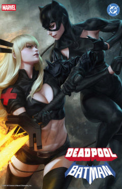 Marvel/DC: Deadpool/Batman #1 Artgerm [1:100] Virgin Variant 🔥 TOPLOADER