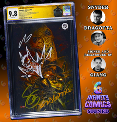 ABSOLUTE BATMAN #19 SS CGC 9.8 🔥 GIANG VIRGIN COVER 3x SIGNED SNYDER DRAGOTTA