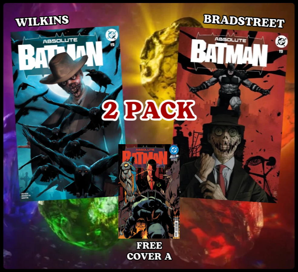 [2 PACK] ABSOLUTE BATMAN #19 🦇🔥 DAVE WILKINS AND BRADSTREET EXCLUSIVES PACK