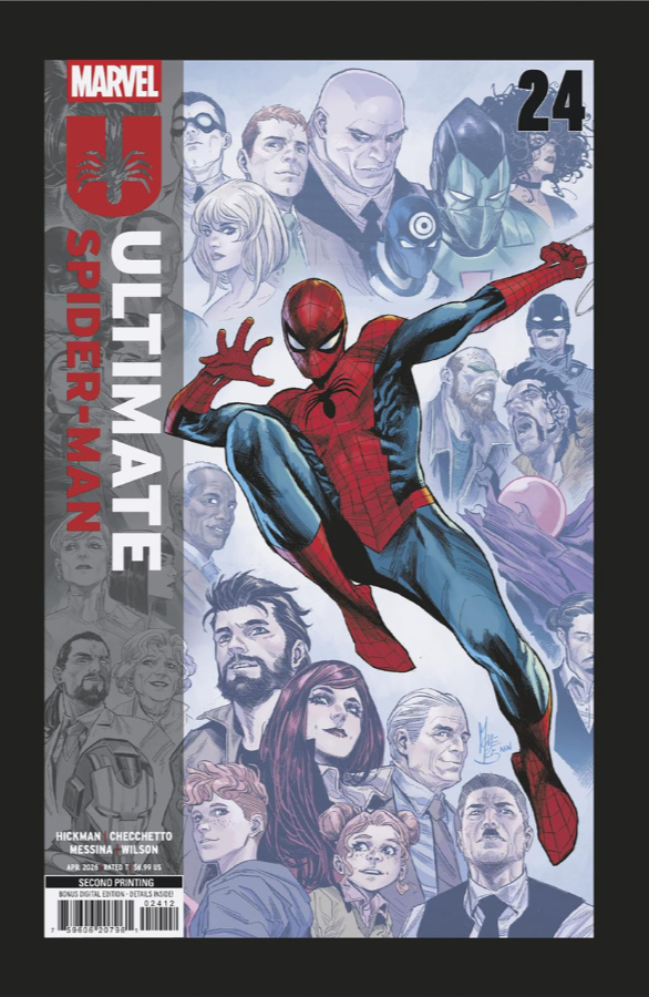 ULTIMATE SPIDER-MAN #24 🔥 2ND PRINTING 1:25 MARCO CHECCHETTO DESIGN VARIANT