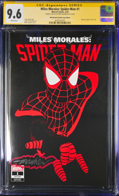 MILES MORALES: SPIDER-MAN #1 SS CGC 9.6 🔥 SIGNED & SKETCH BY MIKE MAYHEW
