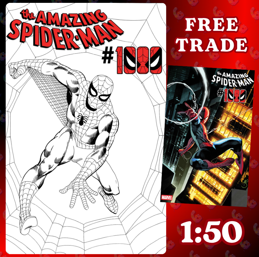 AMAZING SPIDER-MAN #1000 🔥 1:50 STEVE DITKO BLACK AND WHITE VARIANT PRE-SALE