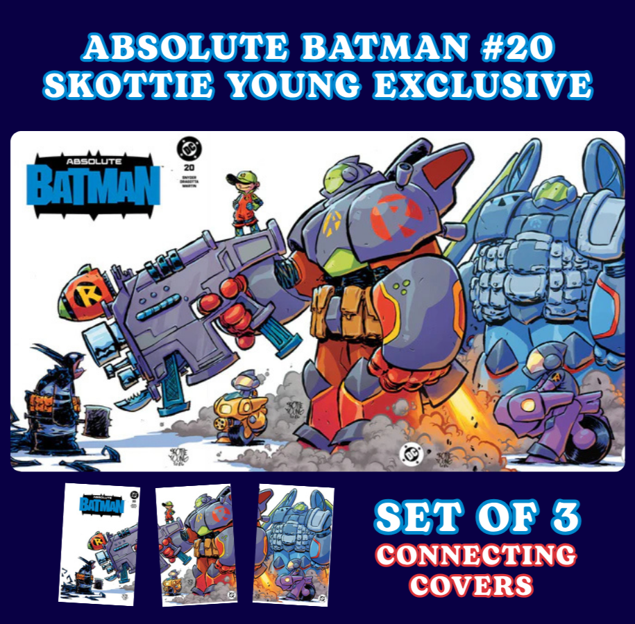 ABSOLUTE BATMAN #20 🔥 SKOTTIE YOUNG EXCLUSIVE SET OF 3 CONNECTING COVERS
