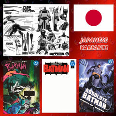 ABSOLUTE BATMAN #1 🦇 SET OF 4 1ST PRINT JAPANESE PHASE 6 DRAGOTTA BROOKS MANN