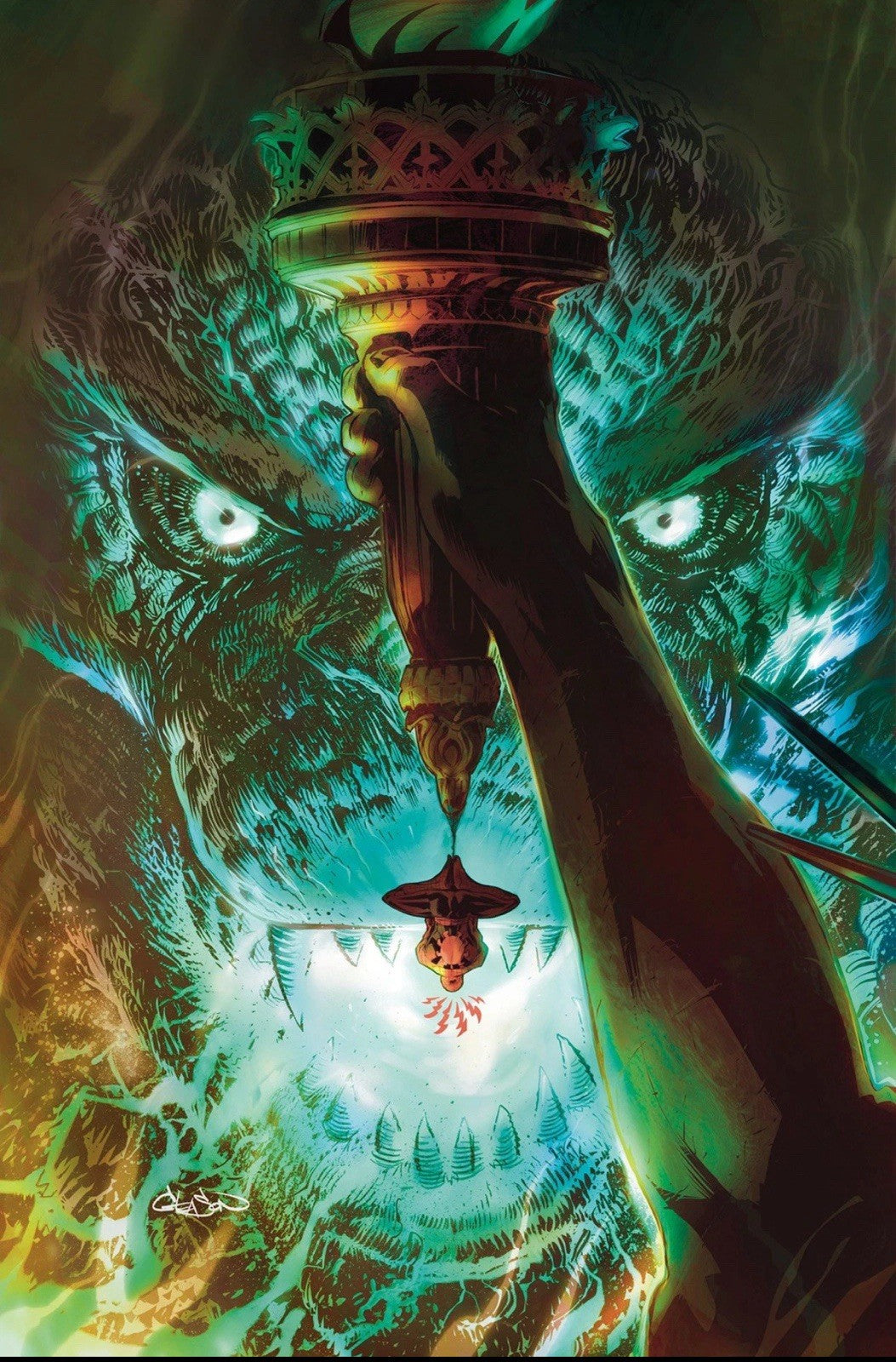 🔥🦖GODZILLA VS. SPIDER-MAN #1 PATRICK GLEASON 1:25 VIRGIN 2ND PRINT 🔥