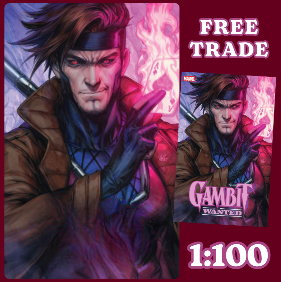 GAMBIT: WANTED #1 🔥 1:100 ARTGERM VIRGIN VARIANT