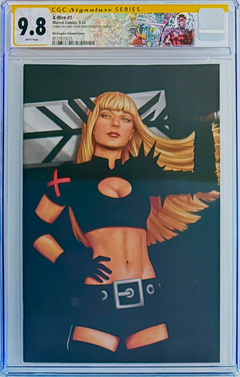 X-MEN #1 CGC 9.8 🔥SS JOHN TYLER CHRISTOPHER MAGIK NEGATIVE X-MEN CUSTOM LABEL