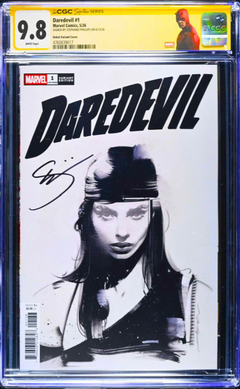 DAREDEVIL #1 CGC SS 9.8 🔥 1:500 DEKAL VARIANT SIGNED BY STEPHANIE PHILLIPS