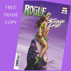 🔥🦕[FREE] Rogue: The Savage Land #4 1:100 J. Scott Campbell Virgin Variant 🔥