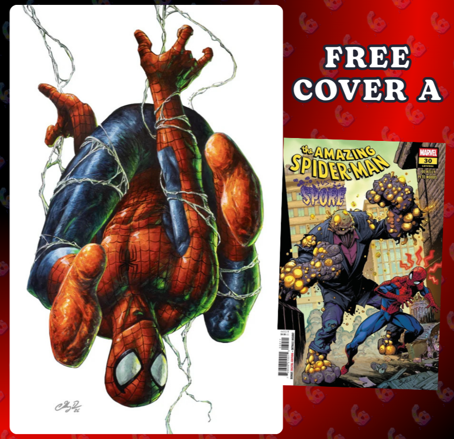 AMAZING SPIDER-MAN #30 🔥 JOHNNY DESJARDINS EXCLUSIVE TRADE VARIANT LTD 400