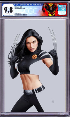 X-MEN #20 JTC TYLER CHRISTOPHER EXPO NEGATIVE CGC 9.8 X-23 GRAY VIRGIN VARIANT
