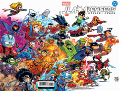 JLA/AVENGERS #3 🔥 1:25 FACSIMILE EDITION SKOTTIE YOUNG WRAPAROUND MARVEL/DC
