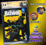 ABSOLUTE BATMAN #2 SS CGC 9.8 🔥 DRAGOTTA COVER SIGNED BY SNYDER & DRAGOTTA