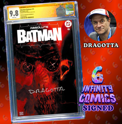 ABSOLUTE BATMAN #19 SS CGC 9.8 🔥 BILL SIENKIEWICZ RED FOIL SIGNED BY DRAGOTTA