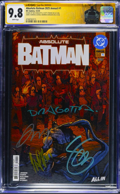 ABSOLUTE BATMAN 2025 ANNUAL 1 SS CGC 9.8 🔥 DWJ 4x SIGNED DRAGOTTA HARREN SNYDER