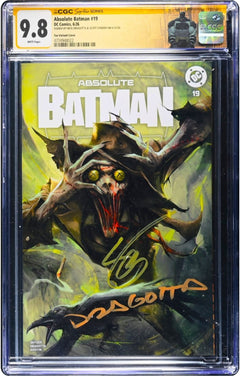 ABSOLUTE BATMAN #19 🦇🔥 IVAN TAO TRADE 2x SIGNED BY SNYDER & DRAGOTTA