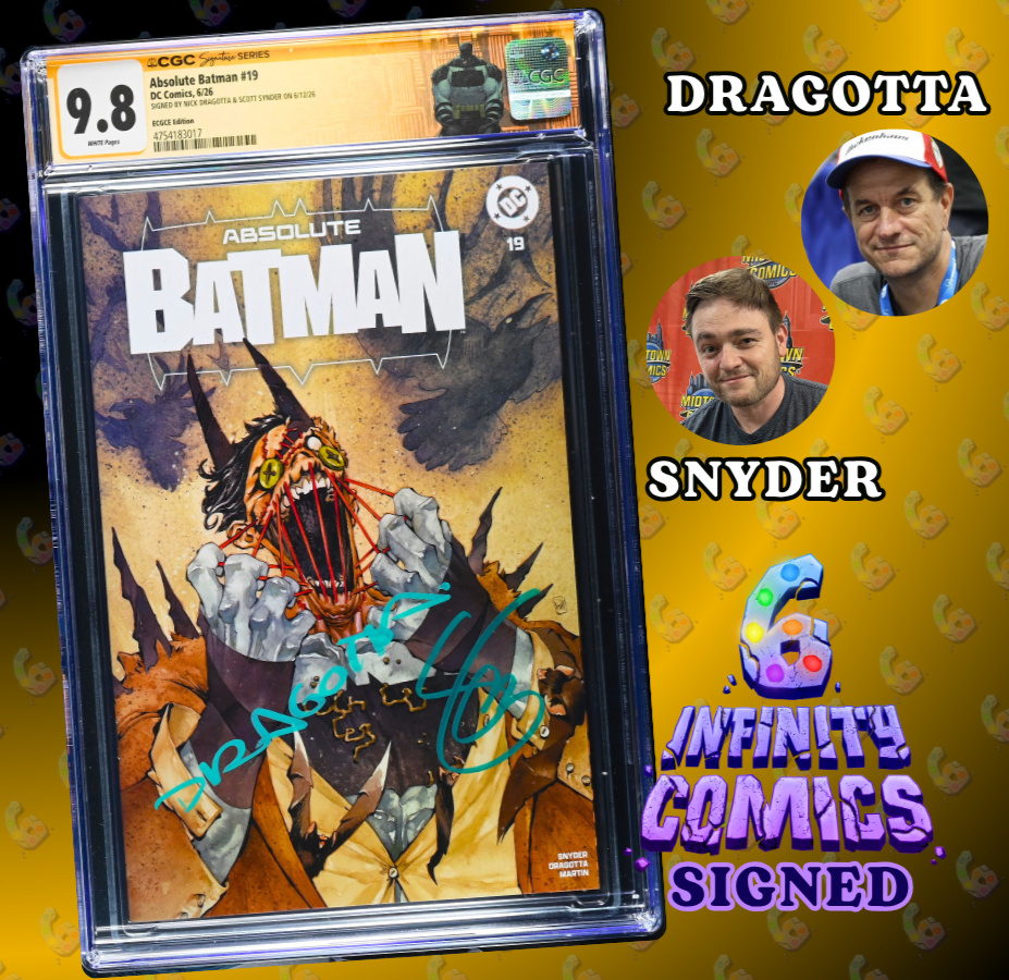 ABSOLUTE BATMAN #19 SS CGC 9.8 🔥 HILL COVER 2x SIGNED BY SNYDER & DRAGOTTA