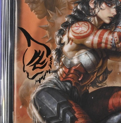 ABSOLUTE WONDER WOMAN #15 CGC 9.8 SS 🔥 COVER D KYUYONG EOM SIGNED AND REMARKED
