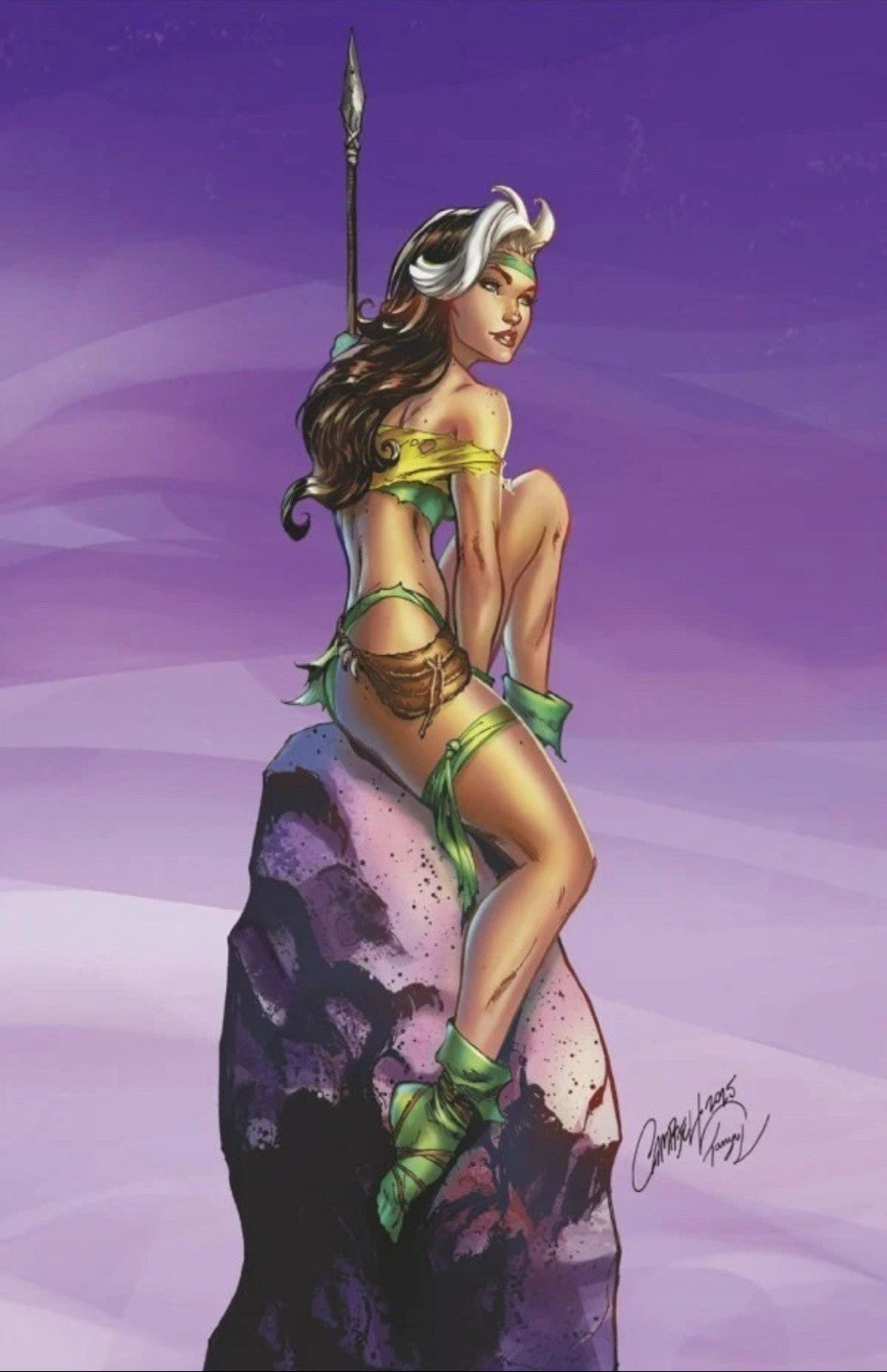 🔥🦕[FREE] Rogue: The Savage Land #4 1:100 J. Scott Campbell Virgin Variant 🔥