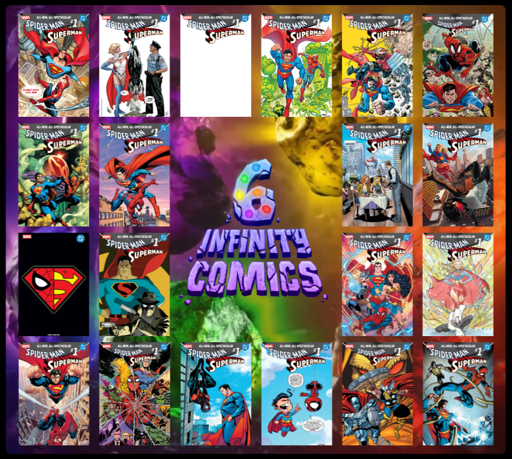 MARVEL/DC: SPIDER-MAN/SUPERMAN #1 🔥 FULL SET – ALL 20 MARVEL VARIANTS