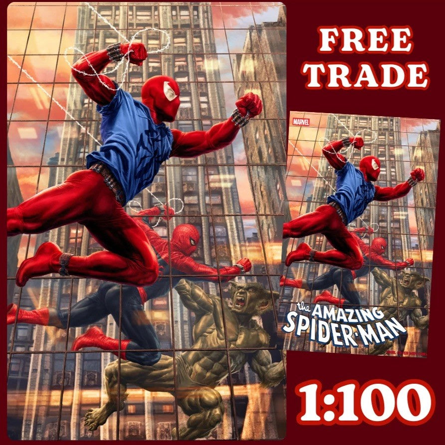 AMAZING SPIDER-MAN #25🔥 1:100 LEE BERMEJO AMAZING VISIONS VIRGIN VARIANT