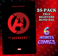 [25-PACK] AVENGERS #1 🔥 TRUE BELIEVERS BLIND BAG